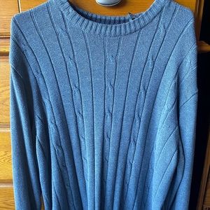 Oscar de la renta grey XL sweater